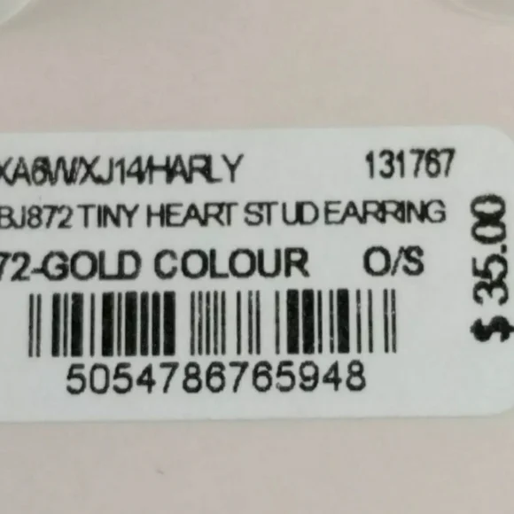 NWT 3PC Ted baker london SET Chunky heart necklace & Earrings. - Picture 9 of 14